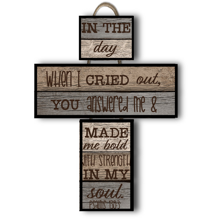 Trinx In The Day When I Cry Crosswords Plaque Wayfair Canada